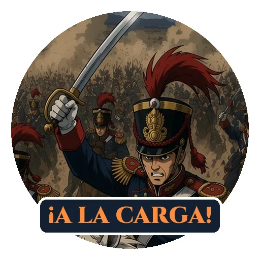 Sticker: ¡A LA CARGA!