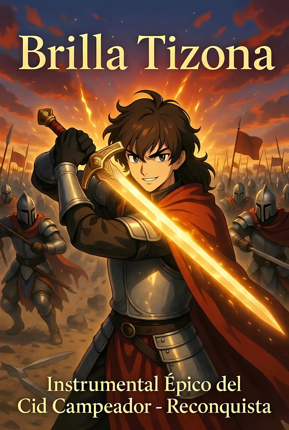 El Cid Campeador en estilo anime, de Historias Épicas