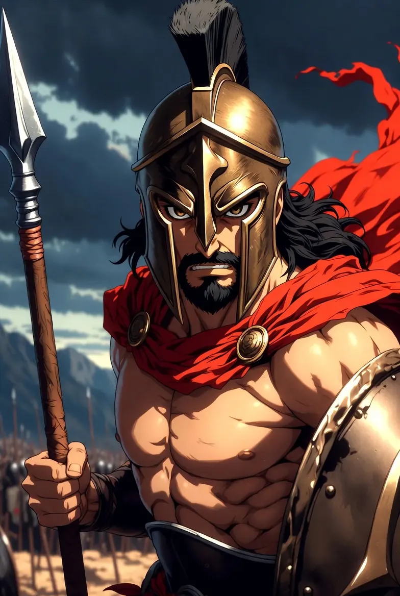 Guerras Médicas: Grecia contra Persia en estilo anime, de Historias Épicas